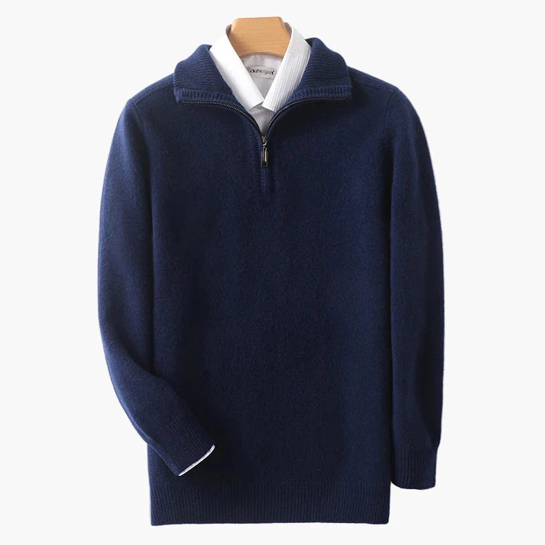 Herren Halbzip Pullover – Klassischer Stil für Alltag und Freizeit