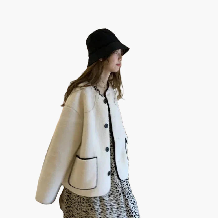 Damen Oversize Freizeitjacke im modernen Streetstyle – Herbst & Winter Übergangsjacke