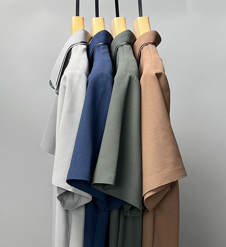 Reginald – Herren Polo Shirt mit Kragen aus Eisseide für den Sommer