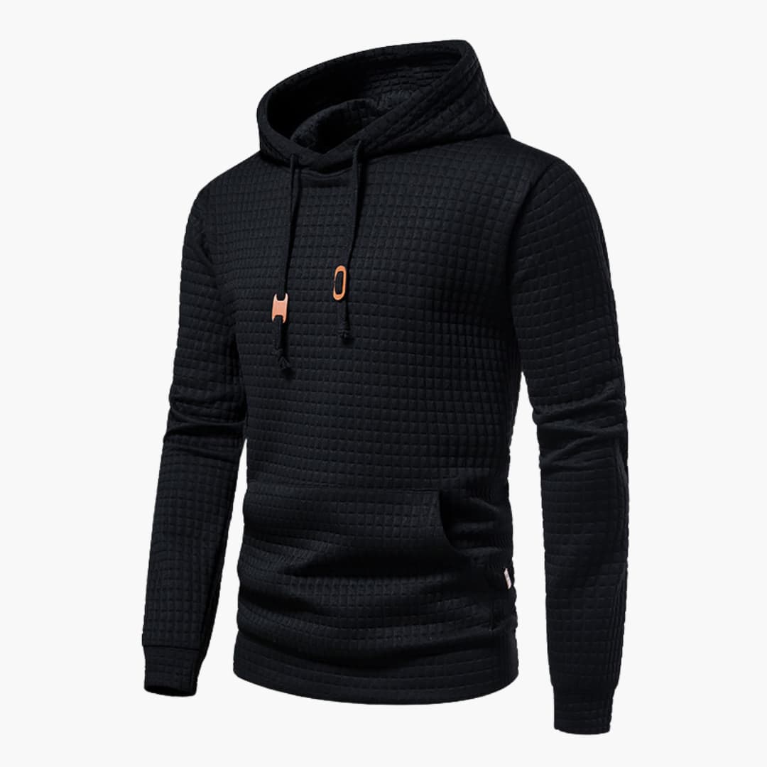 Herren Kapuzenpullover Kariert – Moderner Freizeit-Hoodie für Alltag und Sport