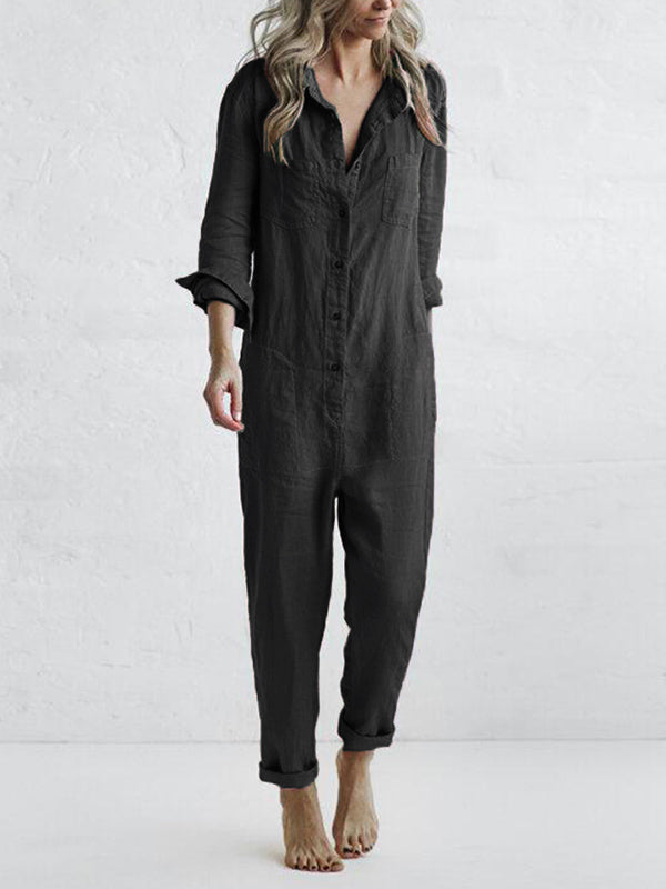 Leonie - Langärmeliger Jumpsuit