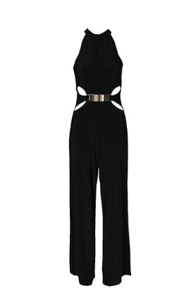 Denise – Modischer Jumpsuit mit weitem Bein und Rollkragen