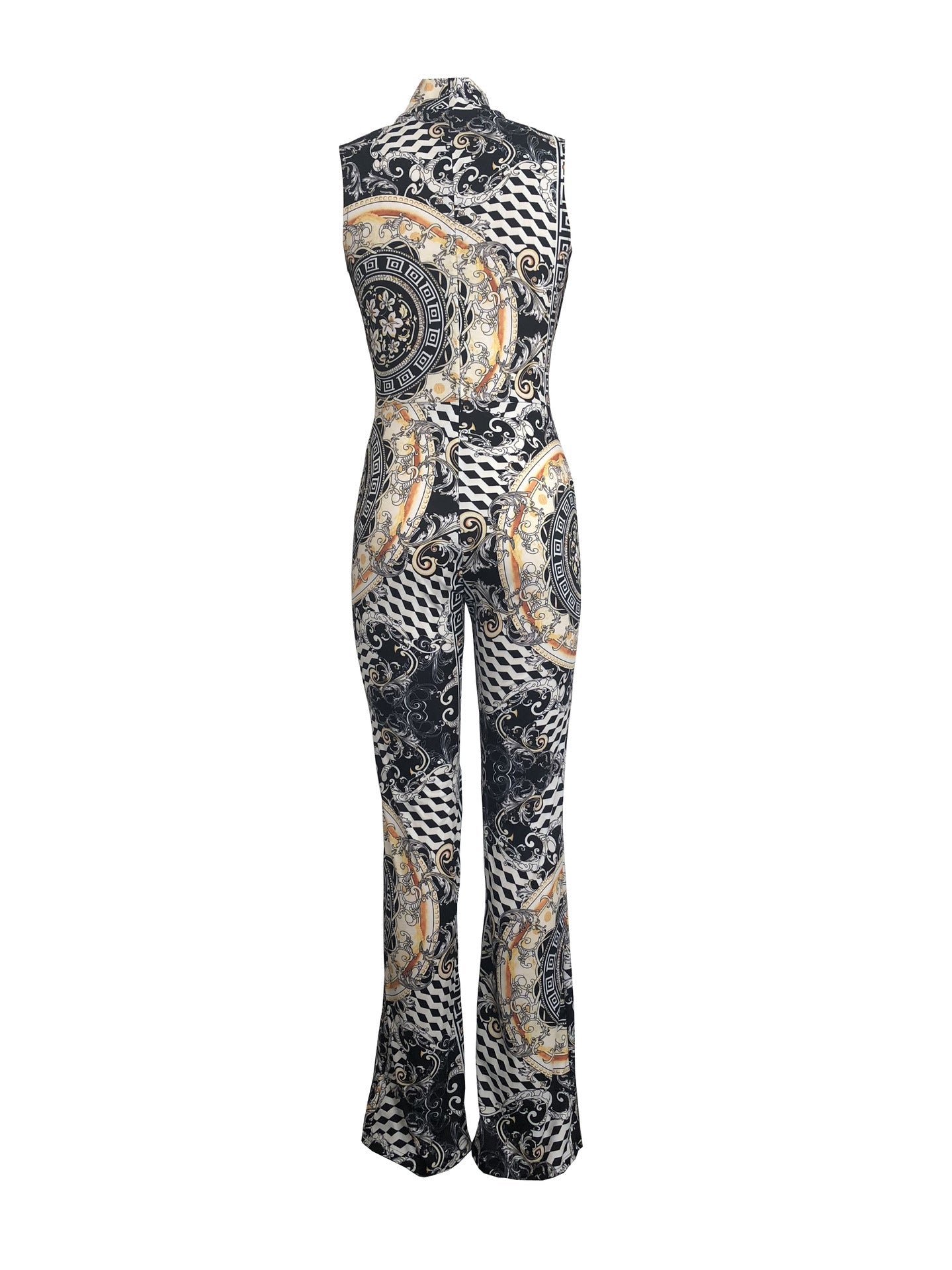 Faith – Ärmelloser Damen-Jumpsuit mit Print