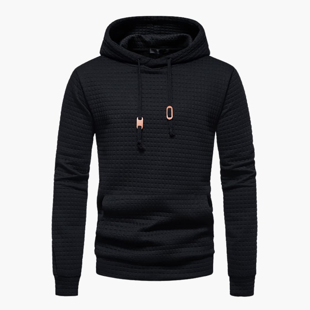Herren Kapuzenpullover Kariert – Moderner Freizeit-Hoodie für Alltag und Sport