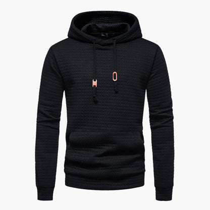Herren Kapuzenpullover Kariert – Moderner Freizeit-Hoodie für Alltag und Sport
