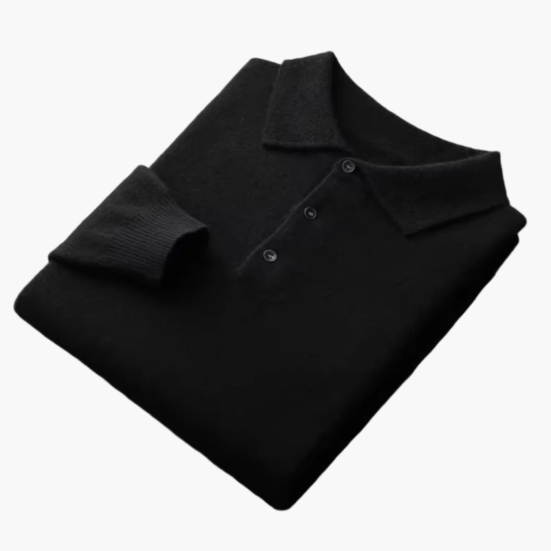 Herren Polo – Klassisches Langarm-Poloshirt für Business und Freizeit