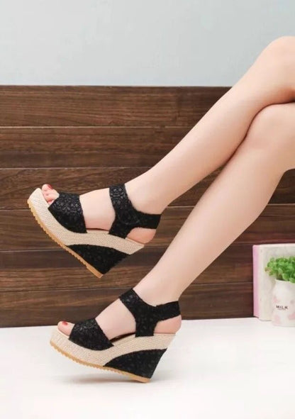 Claire – Sommer Sandalen mit hohem Absatz