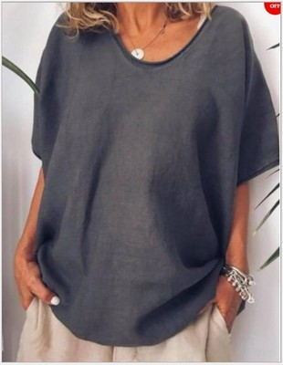 Sharon – Lockere Kurzarm-T-Shirts für Damen im Sommer