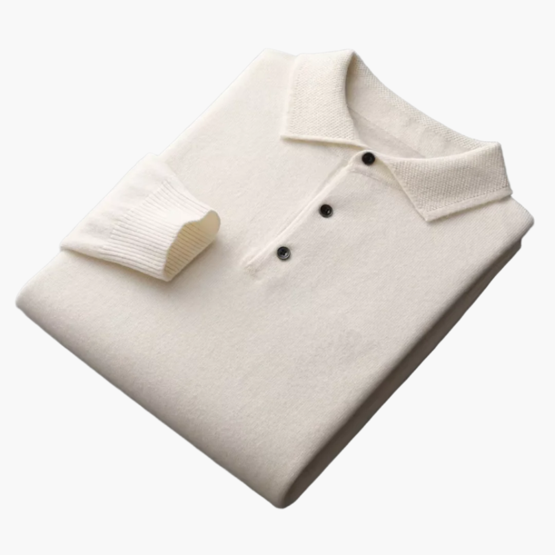 Herren Polo – Klassisches Langarm-Poloshirt für Business und Freizeit