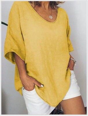 Sharon – Lockere Kurzarm-T-Shirts für Damen im Sommer