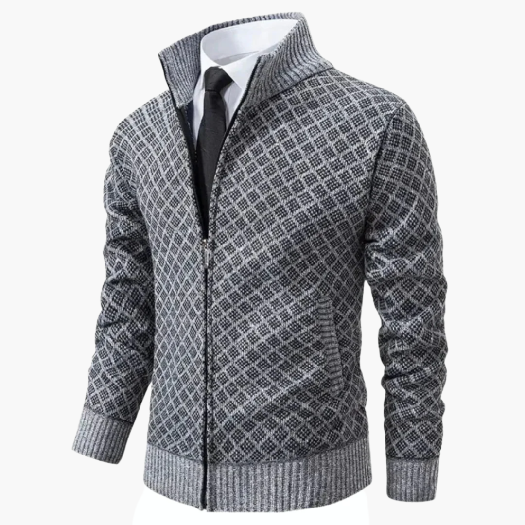 Herren Strickjacke im Business-Look – Eleganter Freizeit- und Büro-Style