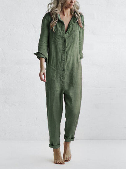 Lea | Langärmeliger Jumpsuit