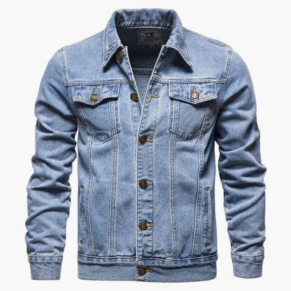 Herren Jeansjacke im klassischen Stil – Vielseitig, modisch, ideal für Alltag und Freizeit