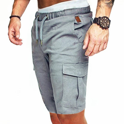 Wayne – Enge elastische Herren-Cropped Shorts