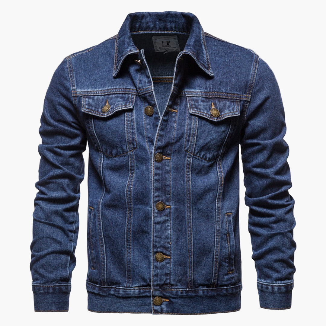 Herren Jeansjacke im klassischen Stil – Vielseitig, modisch, ideal für Alltag und Freizeit