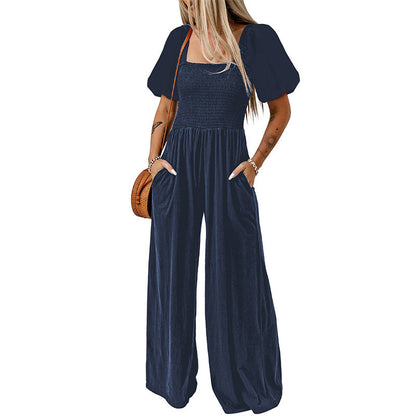 Brenda – Damen-Jumpsuit mit Quadratkragen