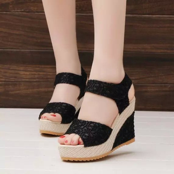 Claire – Sommer Sandalen mit hohem Absatz