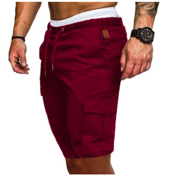 Wayne – Enge elastische Herren-Cropped Shorts