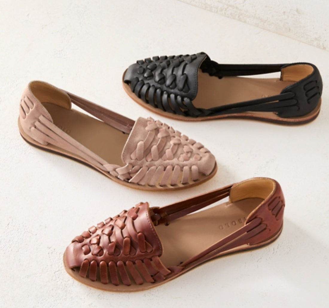 Damen Casual Huarache Slipper – Bequeme Sommerschuhe im Flechtstil für Alltag und Freizeit