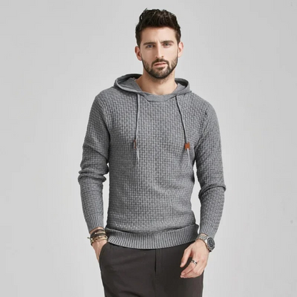 Herren Kapuzenpullover Kariert – Moderner Freizeit-Hoodie für Alltag und Sport