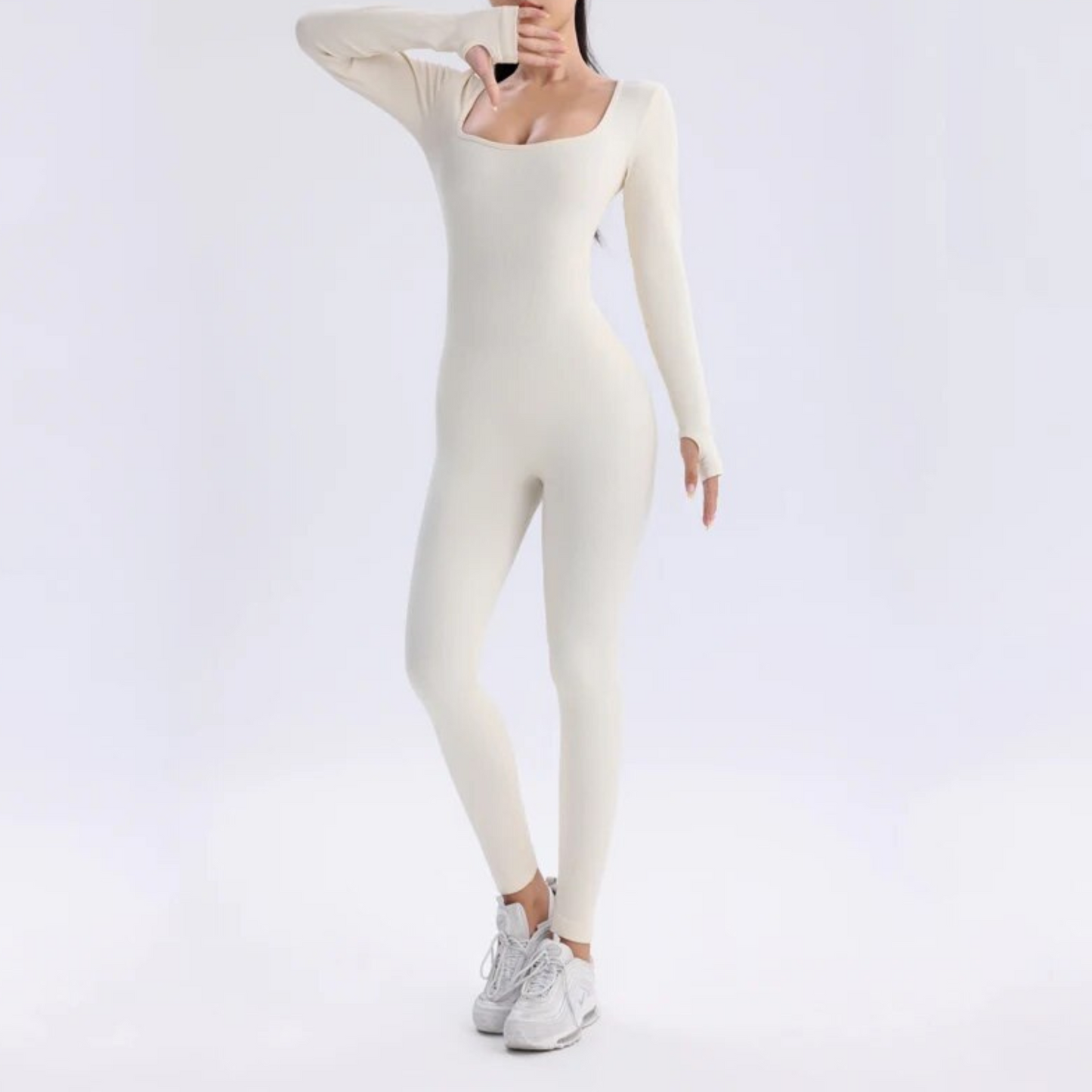 Madeline - Langärmliger Sport-Jumpsuit Für Damen