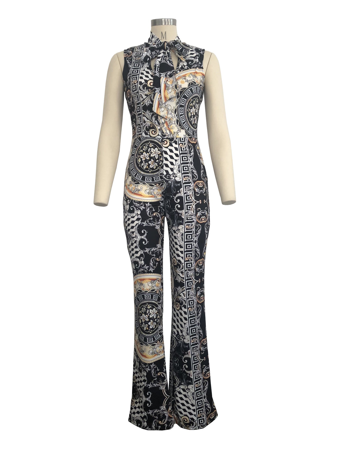 Faith – Ärmelloser Damen-Jumpsuit mit Print