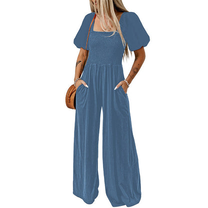 Brenda – Damen-Jumpsuit mit Quadratkragen