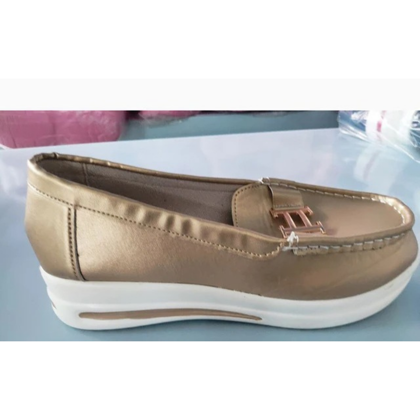 Antonia - Loafer mit Hohem Keil