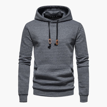 Herren Kapuzenpullover Kariert – Moderner Freizeit-Hoodie für Alltag und Sport