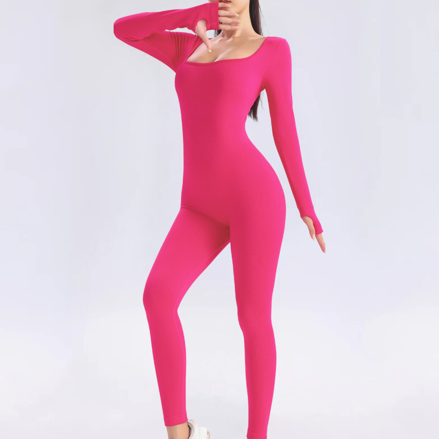 Madeline - Langärmliger Sport-Jumpsuit Für Damen