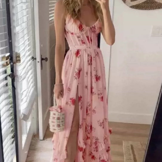 Catherine – Langes Damenkleid mit Spitze