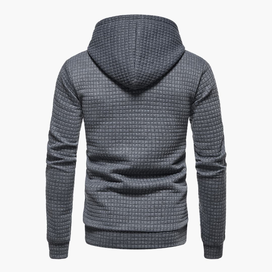 Herren Kapuzenpullover Kariert – Moderner Freizeit-Hoodie für Alltag und Sport