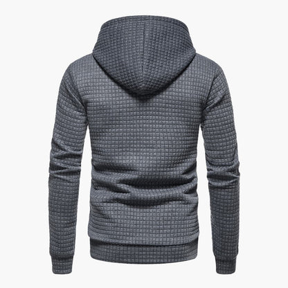 Herren Kapuzenpullover Kariert – Moderner Freizeit-Hoodie für Alltag und Sport