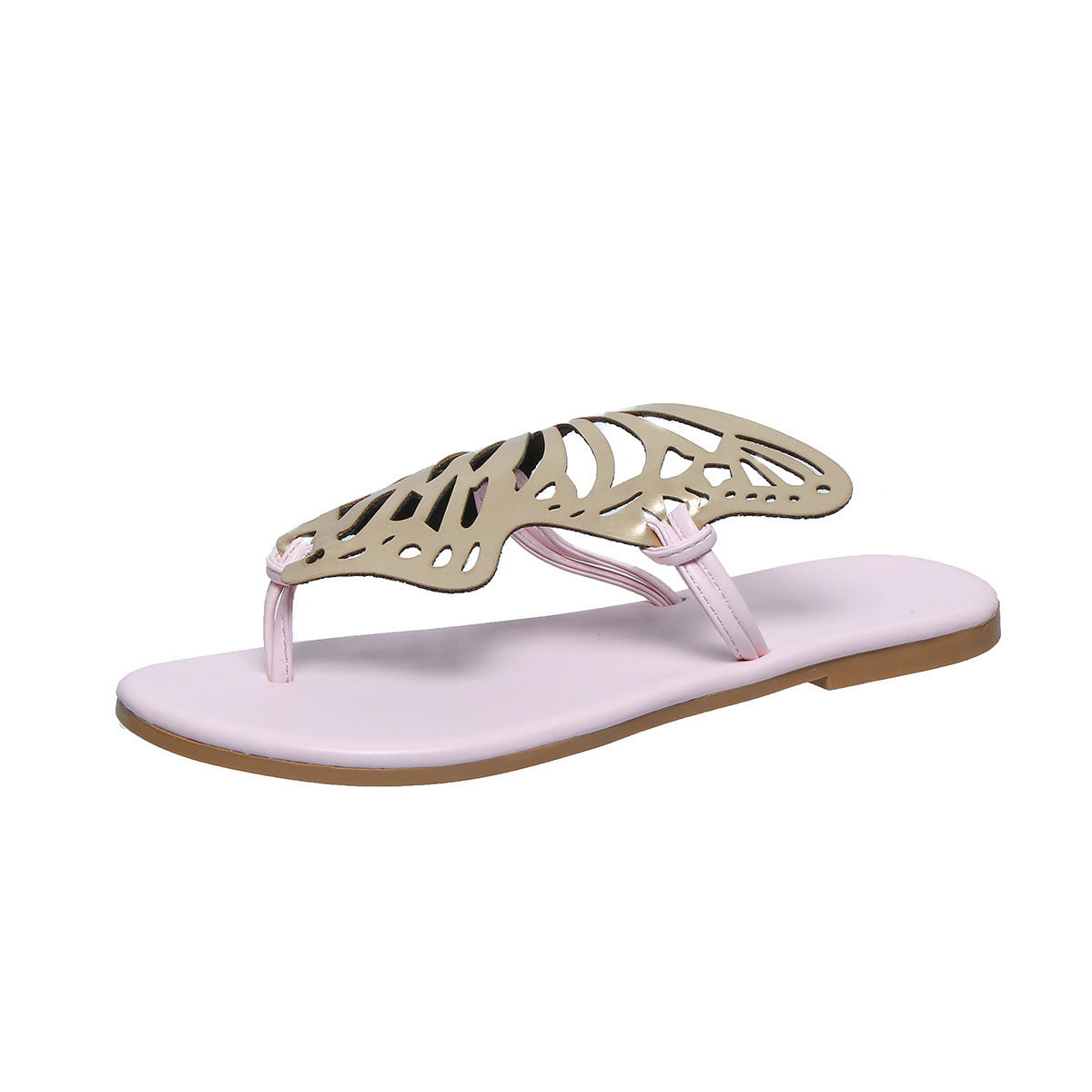 Emily – Sommerliche Damen-Badesandalen mit Schmetterlingsmotiv