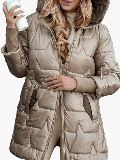 Damen Elegante Kurzjacke mit Reißverschluss – Stilvolle Übergangsjacke für Alltag & Freizeit