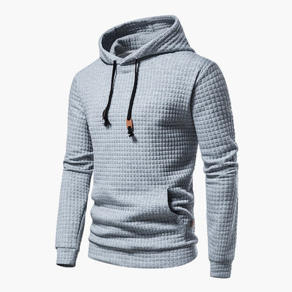 Herren Kapuzenpullover Kariert – Moderner Freizeit-Hoodie für Alltag und Sport