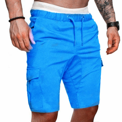 Wayne – Enge elastische Herren-Cropped Shorts