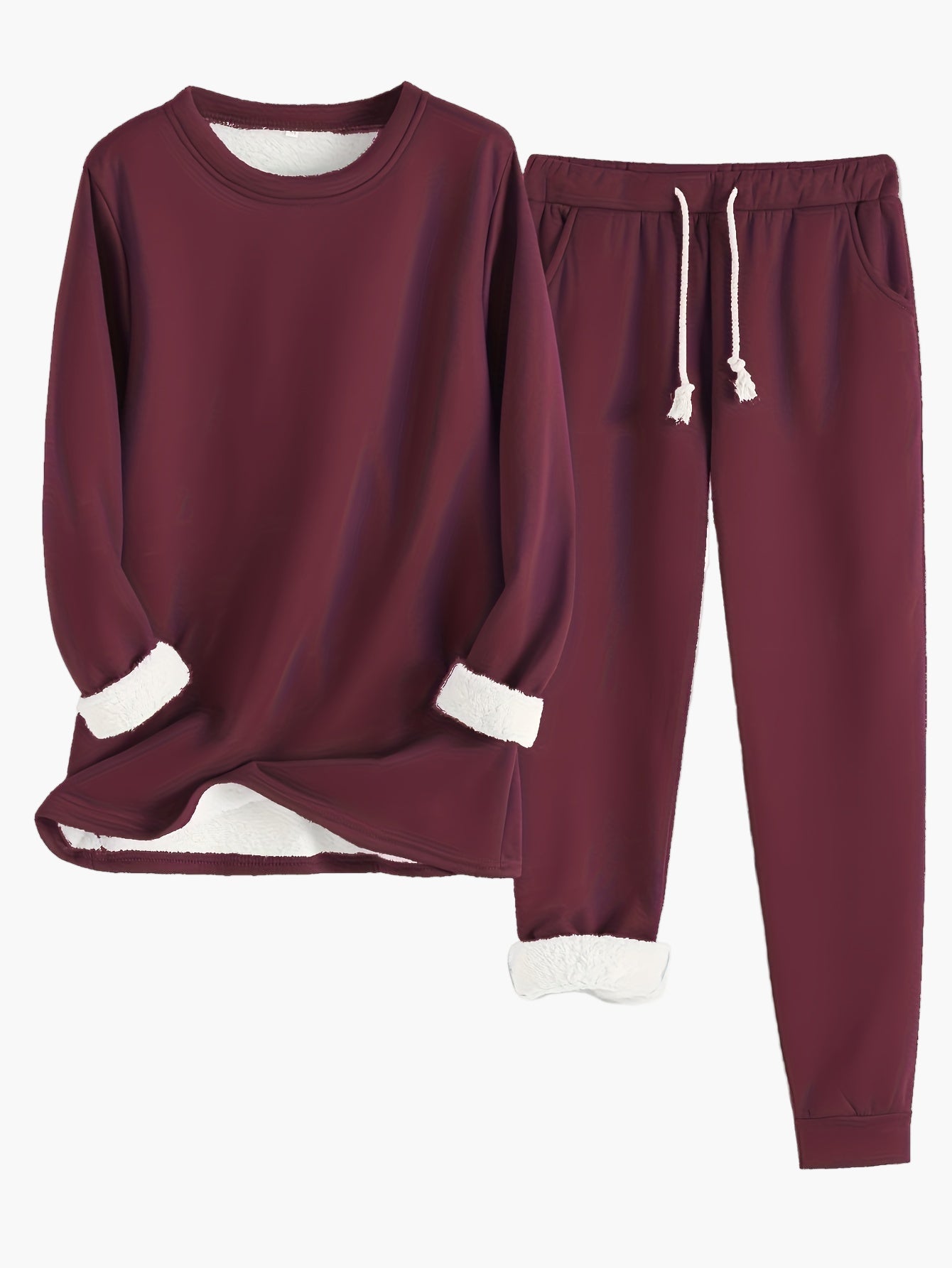 Damen Lounge Set Zweiteilig – Bequeme Freizeit Hausanzug Homewear