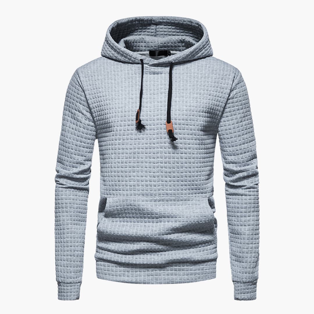 Herren Kapuzenpullover Kariert – Moderner Freizeit-Hoodie für Alltag und Sport