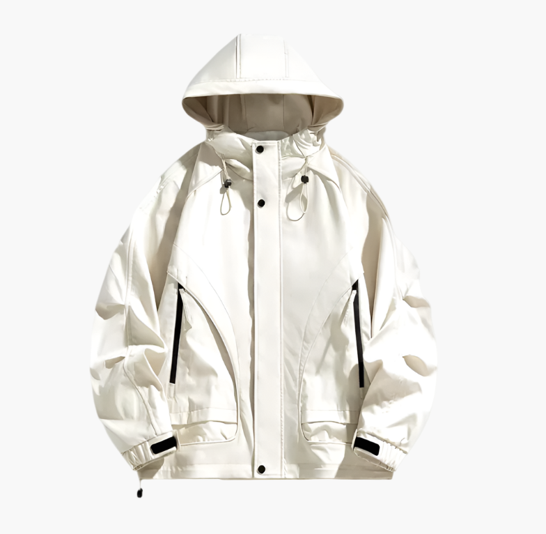 Herren Outdoor Funktionsjacke – Winddichte Regenjacke für Freizeit und Sport