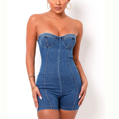 Anna – Damen Jumpsuit mit Hosenträger