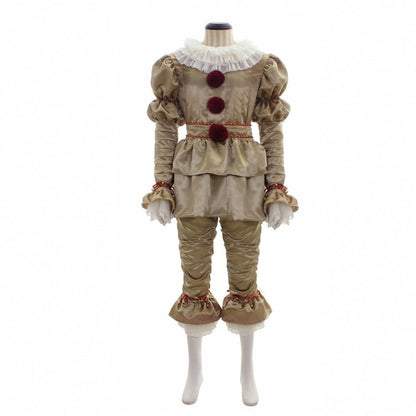 Halloween Clown Kostüm für Erwachsene – Gruseliges Pennywise Outfit für Halloween-Partys & Verkleidungen