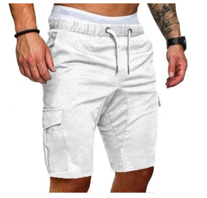 Wayne – Enge elastische Herren-Cropped Shorts