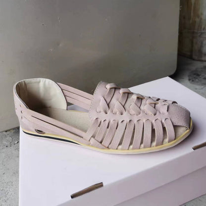 Damen Casual Huarache Slipper – Bequeme Sommerschuhe im Flechtstil für Alltag und Freizeit