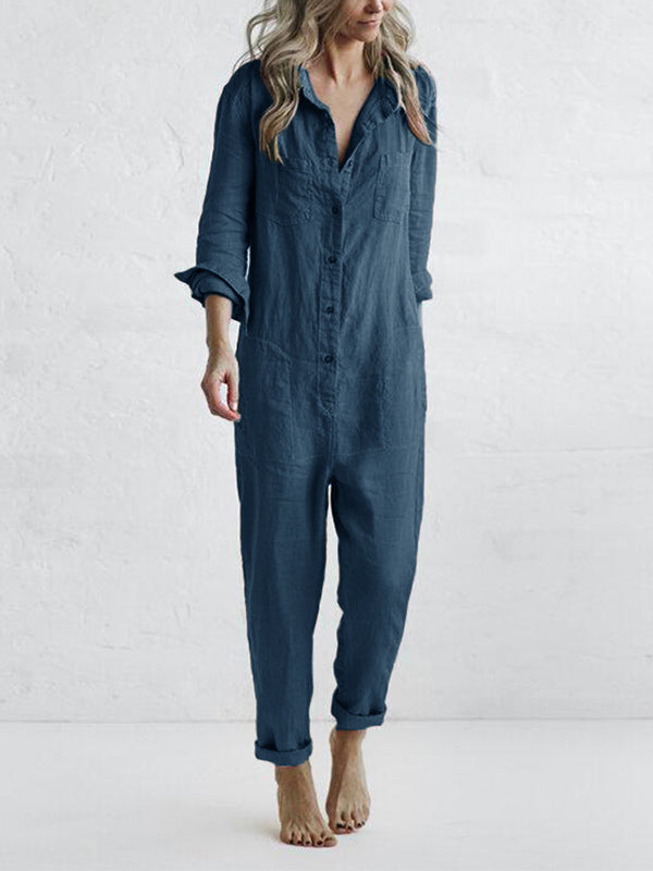 Lea | Langärmeliger Jumpsuit