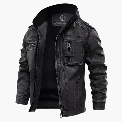 Herren Bikerjacke Vintage Stil – Urbaner Fashion Klassiker für Alltag und Freizeit