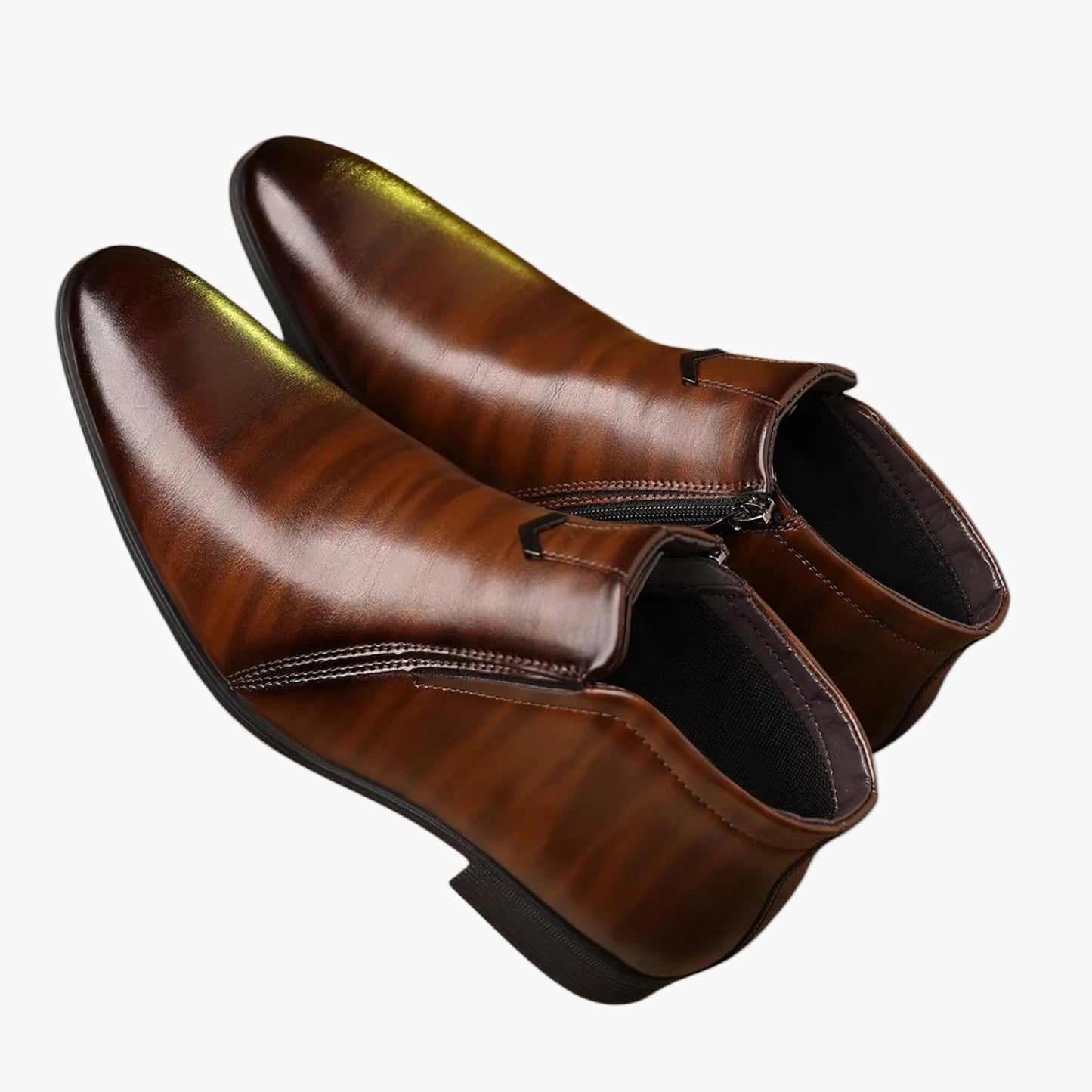 Herren Retro Stiefeletten – Elegante Business und Freizeit High-Top Boots