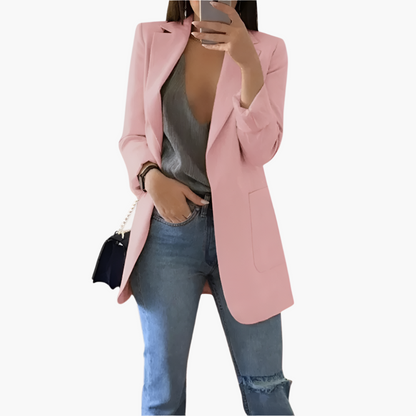 Damen Lange Blazer – Eleganter Business- und Freizeit-Look, Modern und Vielseitig