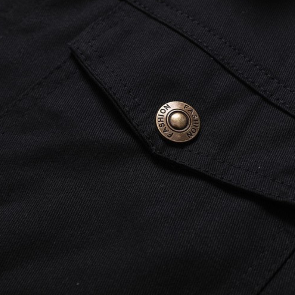 Herren Winter Bomberjacke Vintage Stil – Warm gefüttert für Freizeit und Alltag