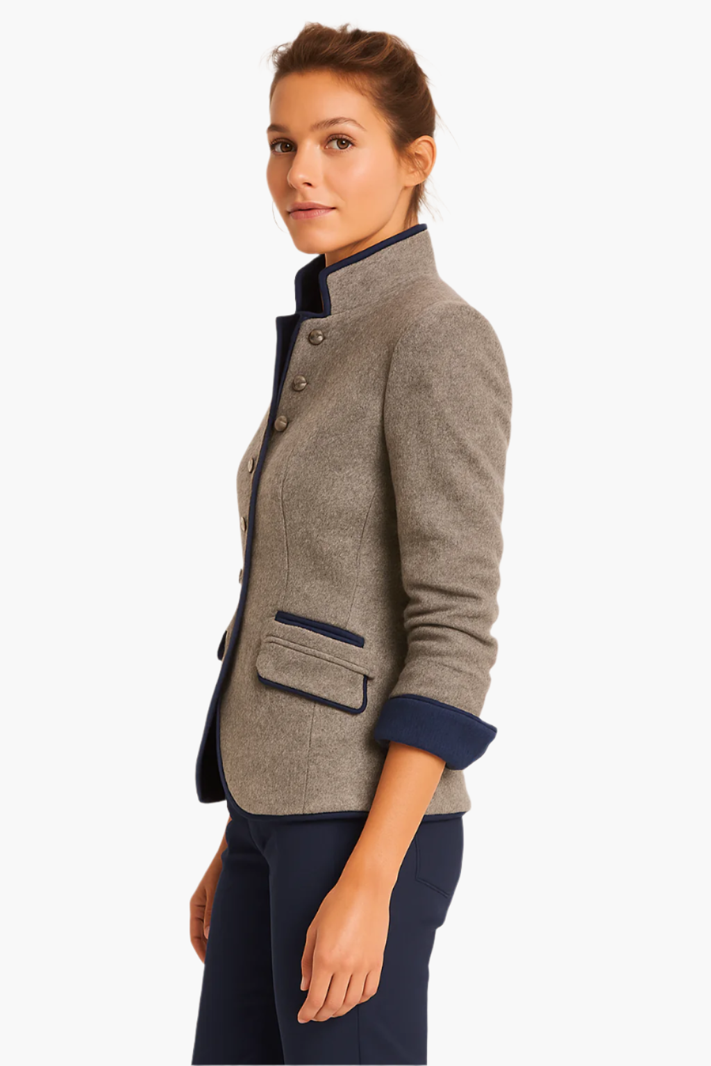 Damen Blazer Modern Business Eleganz – Stilvolle Alltagsjacke für Büro und Freizeit